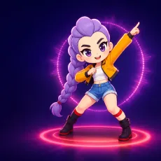 Play K-Pop Demon Hunters: Clicker Evolution game