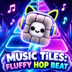 Play Music Tiles: Fluffy Hop Beat game
