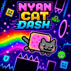 Nyan Cat Dash game Play Nyan Cat Dash game